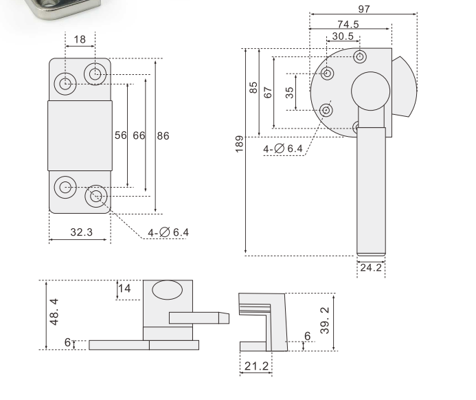 全钢直柄把手,海鲜蒸柜把手,蒸烤厨具把手,欧拓制造