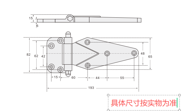 佛山欧拓厨具配件生产180度方底菱形合页2尺寸