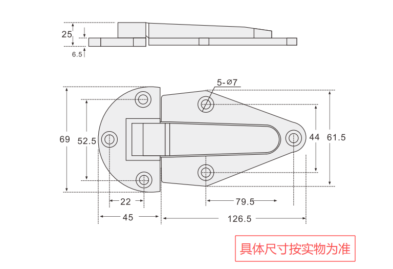 佛山欧拓90度拉簧合页尺寸